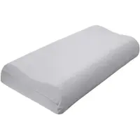 TRAUMSCHLAF Universal Bezug für Nackenstützkissen S-M, Höhe 7-10 cm | chrom - grau