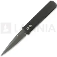 Pro-Tech Godfather Black Taschenmesser, Smoky Grey blade