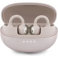 GUESS Ear-phones OWS Metalic Finish Electropated Parts Classic Logo pink
