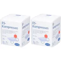 PDM to be maintained Es-Kompressen unsteril 10x10 cm 8fach 2x 2x100 St Kompressen