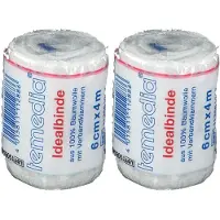 Temedia Idealbinde 6 cm mit Klammer 2x 2x1 St Binden