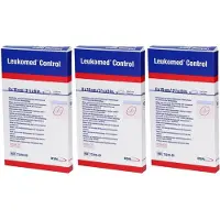 Leukomed Control Folienverband 8x15 cm x3 3x10 St Pflaster