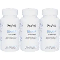 NatuGena GmbH Biotin HOCHDOSIERT+Lecithin vegan Kapseln x3 3x120 St