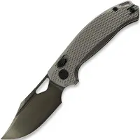 Kunwu Knives Django - DLC - Titanium Taschenmesser, Diamond Texture