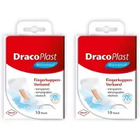 Dräco Dracoplast waterproof Fingerkuppenpflaster 2x 2x10 St Pflaster