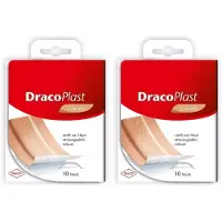 Dräco Dracoplast Classic Pflaster 8 cmx1 m 2x 2x10 St