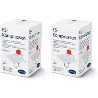 Hartmann Es-Kompressen unsteril 7,5x7,5 cm 8fach 2x 2x100 St Kompressen