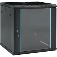 vidaXL 12U Netzwerkschrank Wandmontage 19" IP20 600x600x640 mm