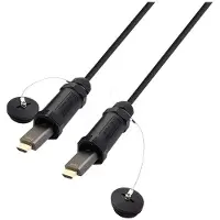 TTL NETWORK HDMI-AAOC-100M-2 - Aktiv Optisches HDMI Kabel AOC stahlarmiert Schutzhülse - Kab