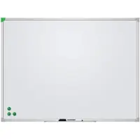 Franken Whiteboard U-Act!Line, Hoch- & Querformat, emailliert, magnethaftend, recycelbar, mit Ablageschale, B 1200 x H 900 mm