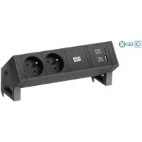 Bachmann DESK2 2xCEE7/3 1xUSB A&C 22W