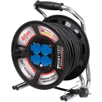 WEINGÄRTNER WK RUBBER-LINE Kabeltrommel, 230 40183V, 50m 40183
