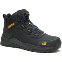 CAT Inductor Tech Mid Schwarz Arbeitsschuhe Sicherheitsstiefel BOA S3 Gr. 41