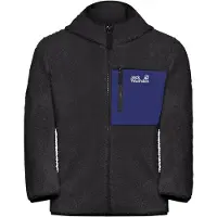 Jack Wolfskin - Kid's Ice Curl Hood Jacket - Fleecejacke Gr 116 grau