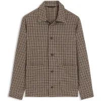 BOSS Relaxed-Fit Jacke aus Woll-Mix mit Vichy-Karo Grösse 46