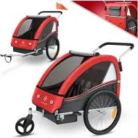 Kesser Kinderanhänger Fahrradanhänger Sport-RX in Joggerfunktion