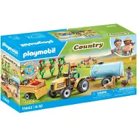 Playmobil Traktor Mit Anhänger Und Wassertank Konstruktionsspiel