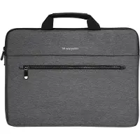 Wozinsky Torba Torba na laptop WTL-15 15.6" z rączką i metalowym zamkiem - szara