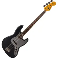 Fender Hergestellt in Japan Hybrid II 2026 Kollektion Jazz Bass RW mattschwarz Phantom Black