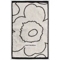 Marimekko - Piirto Unikko Gästehandtuch, 30 x 50 cm, ivory / schwarz