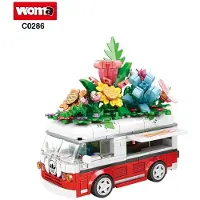 WOMA Blumenverkaufsfahrzeug Klemmbausteine WC0286