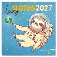 Presco Faulenzende Faultiere Kalender 2027