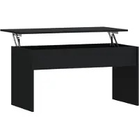 vidaXL Couchtisch Schwarz 102x50,5x52,5 cm Holzwerkstoff