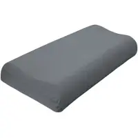 TRAUMSCHLAF Universal Bezug für Nackenstützkissen L-XL, Höhe 11-14 cm | titan - grau