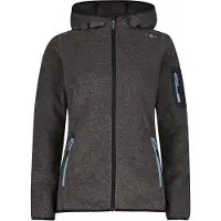CMP - Women's Jacket Fix Hood 3H19826A - Fleecejacke Gr 42 grau