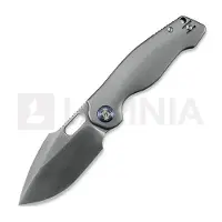 Kunwu Knives Verta Gringo - Satin - Titanium Taschenmesser, Orange Peel Texture
