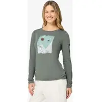 Super.natural Ski Jump Damen Longsleeves Merino grau Größe L Hautfreundlich Merinowolle