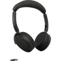 Jabra Evolve3 65 Flex MS - USB-A with Dongle - Black (Incl. Wireless Charging Pad)