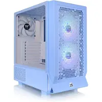 Thermaltake Ceres 330 TG, Midi Tower, PC, Blau, ATX, EATX, micro ATX, Mini-ITX, SPCC, Gehärtetes Glas, 18,5 cm