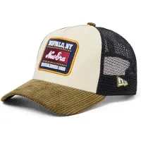 New Era A-Frame Mesh Trucker Cap - BRAND PATCH Kord beige