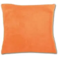 Bestlivings Kissenhülle "Kuschel" ca. 40x40cm orange - apricot mit Füllung