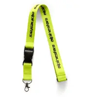 Alpinestars Linear Schlüsselband Hi Vis Yellow Black, Größe: One Size