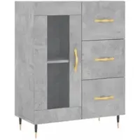 Helloshop26 - Buffet Sideboard Kommode Kleiderschrank Aufbewahrungsmöbel Organizer für Küche Wohnzimmer Lounge 69,5 x 34 x 90 cm 02_0032034
