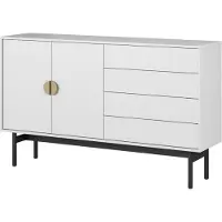 Selsey Stoon II - Sideboard 2-türig, Weiß, 154 cm