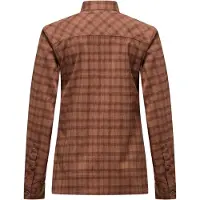 Salewa Fanes Flannel 5PL W Long Sleeve Shirt earth brown/chocolat (7679) 38