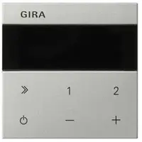 Gira Bedienaufs. UP-Radio IP 2322600 System 55 Edelstahl