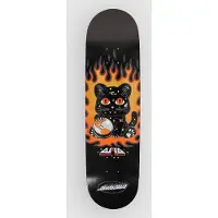 Santa Cruz Asta Space Kitten Twin Pro 8.2" Skateboard Deck black / orange Gr. Uni