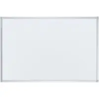 Franken Whiteboard X-tra!Line, Wandmontage im Hoch- & Querformat, Stahl weiß lackiert & Aluminiumrahmen, magnethaftend, Ablageschale, B 1800 x H 1200 mm