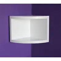 Safe Eck-Regal, matt-weiss, 20 x 20 cm