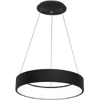 ROSSINI ILLUMINAZIONE Chopin runde LED-Pendelleuchte 60W 3000K 6580 lm IP20 Schwarz – Rossini