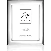 Zep Bilderrahmen aus Metall, Premium-Ausführung, Modell Pienza, glänzendes Silber, 15x20 cm