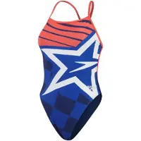 Speedo - "Placement" Badeanzug für Damen (Blau)