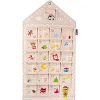 Tonies Adventskalender Lebkuchenhaus, Geschenktasche, Wandmontage, Beige