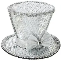 Buttinette Mini-Zylinder "Pailletten", silber