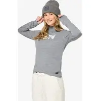 Super.natural W Cross Country COL T-neck Light cashmere grey melange/f. white/various (51J) XS