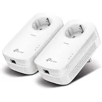 TP-LINK AV1200-Gigabit-Powerline-Adapter KIT mit Frontsteckdose (TL-PA8010P KIT)